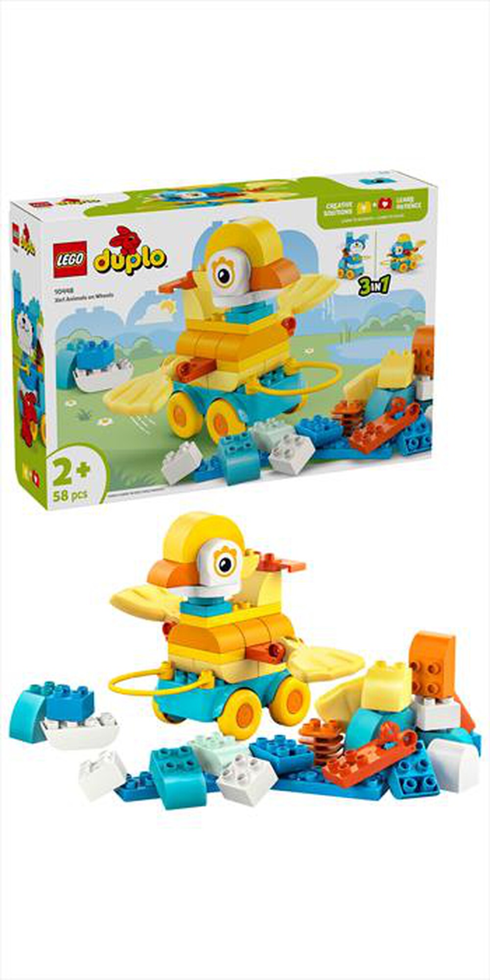 Immagine del prodotto LEGO - DUPLO Town Animali su ruote 3 in 1 10448