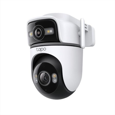 TP-LINK - Telecamera sicurezza outdoor doppio obiettivo TC34-bianco