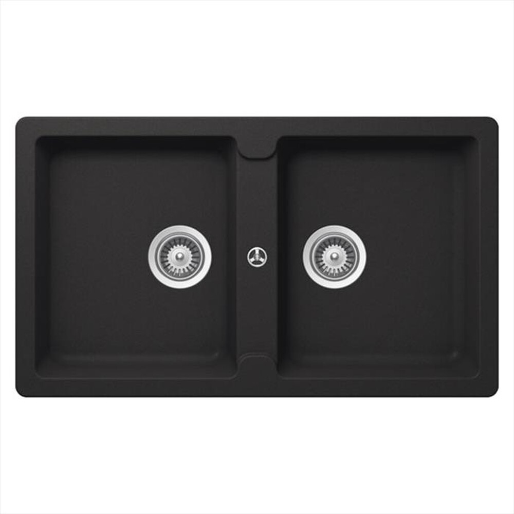 "GLEM GAS - Lavello lneare LS286A 2 vasche-ANTRACITE"