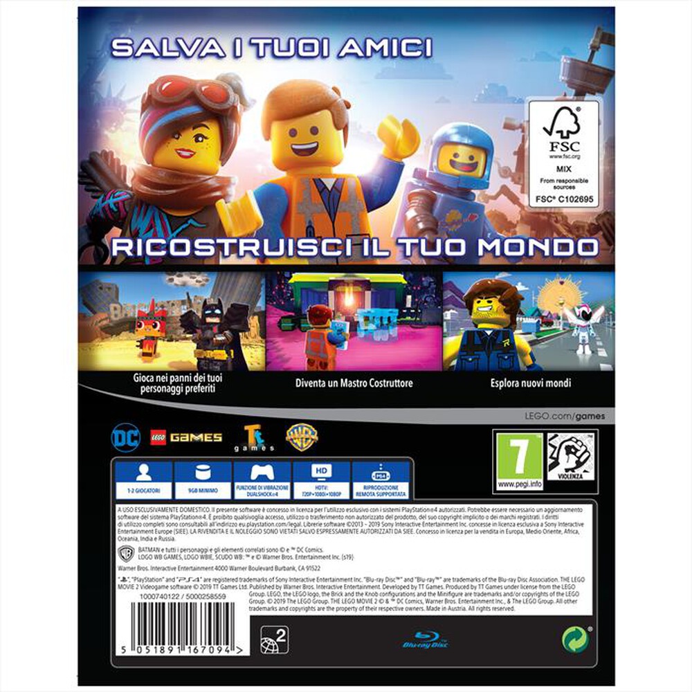 "WARNER GAMES - LEGO MOVIE 2 (PS4)"