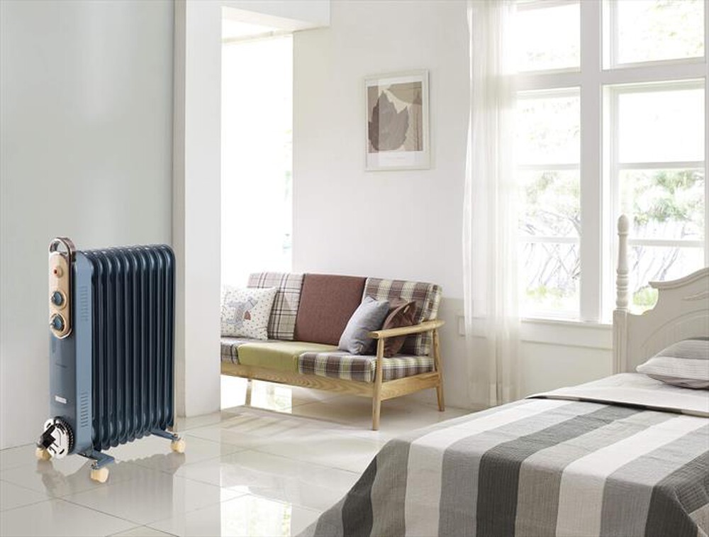 Immagine del prodotto ARIETE - 8252 RADIATORE A OLIO VINTAGE 11 ELEMENTI-Azzurro