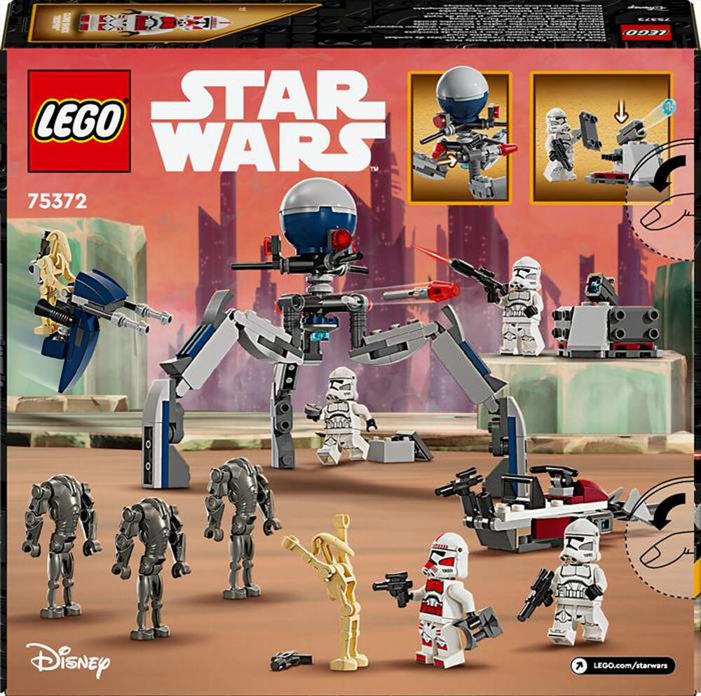 Immagine del prodotto LEGO - STAR WARS Clone Trooper e Battle Droid 75372