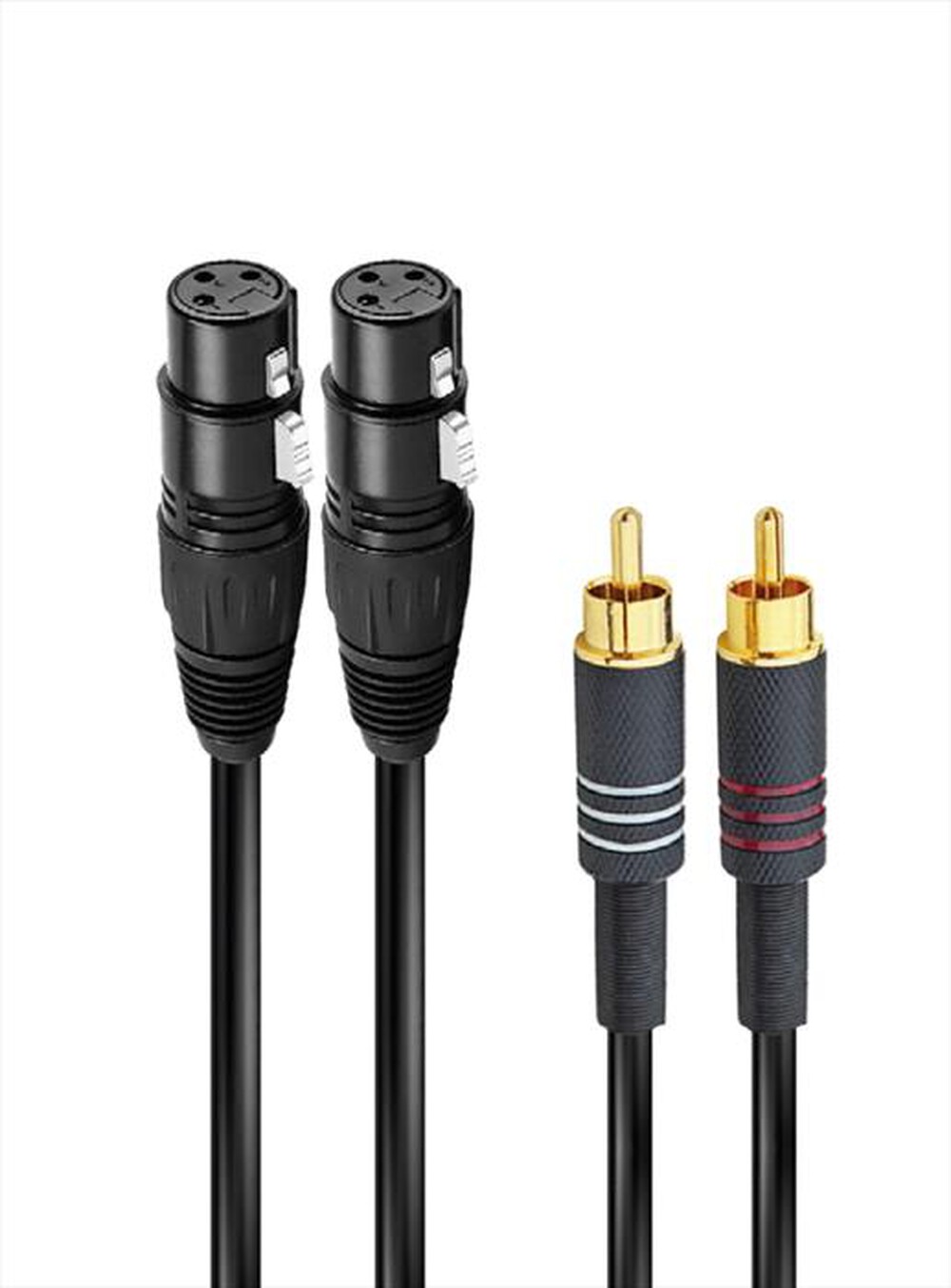 Immagine del prodotto RIDEM - CAVO AUDIO 2XRLF-2RCA 1-Nero