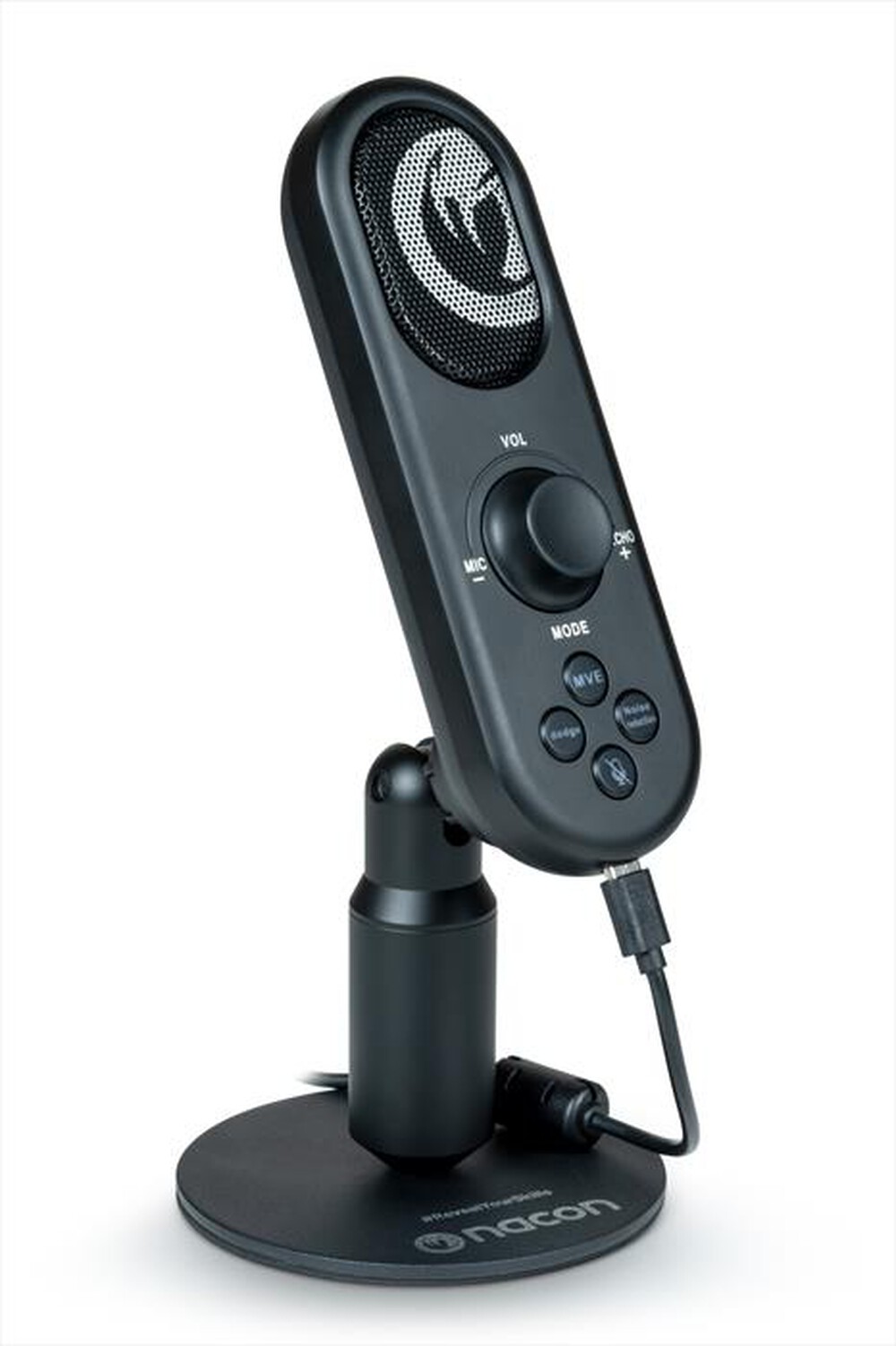 Immagine del prodotto NACON - MICROFONO STREAMING COMPATTO, MODELLO CARDIOIDE,PC-Nero