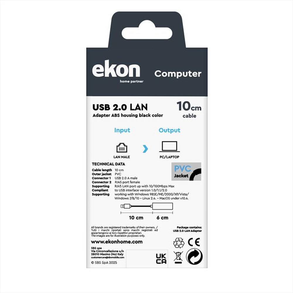 Immagine del prodotto SBS - ECITUSBLANK-Nero