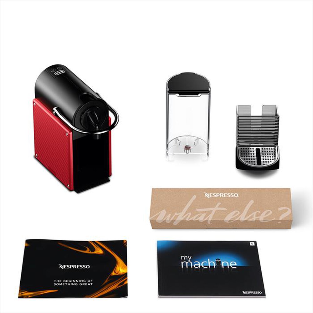 "DE LONGHI - PIXIE REFRESH NESPRESSO EN124.R MACCHINA PER CAFFÈ-Rosso"