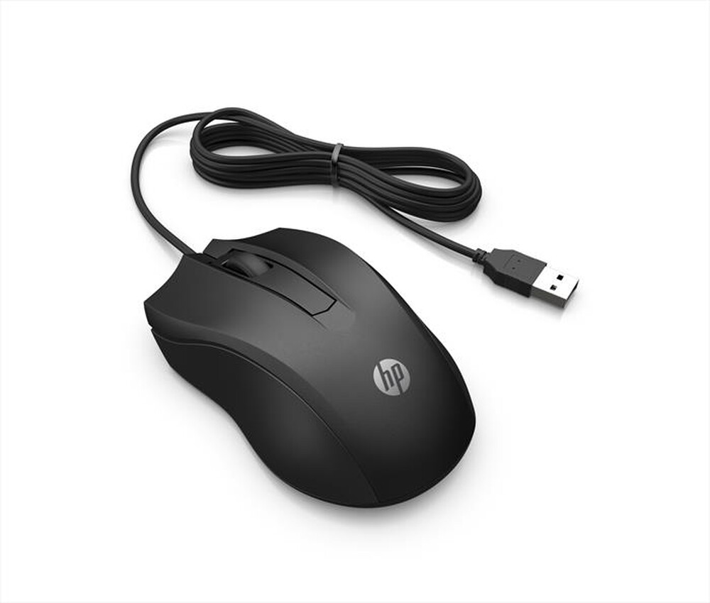 "HP - WIRED MOUSE 100-Nero"