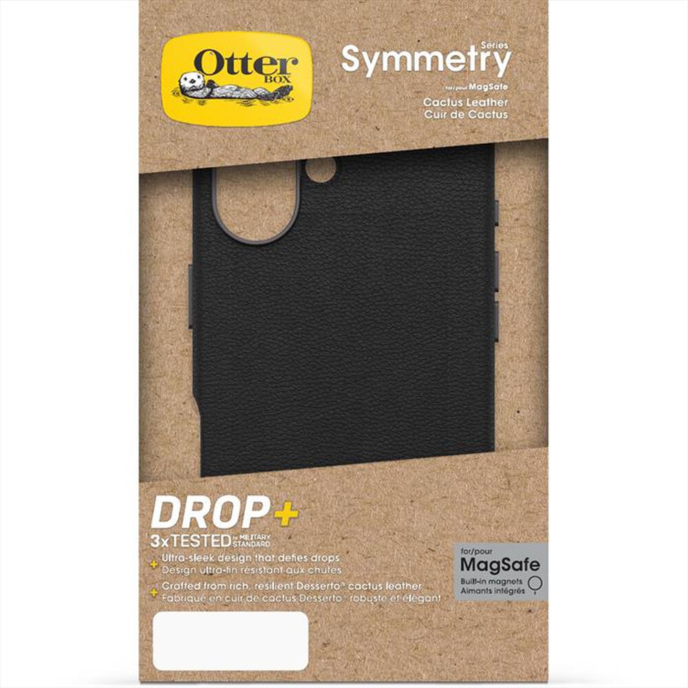 "OTTERBOX - SYMMETRY CACTUS LEATHER CUSTODIA APPLE IPHONE 16-Nero"
