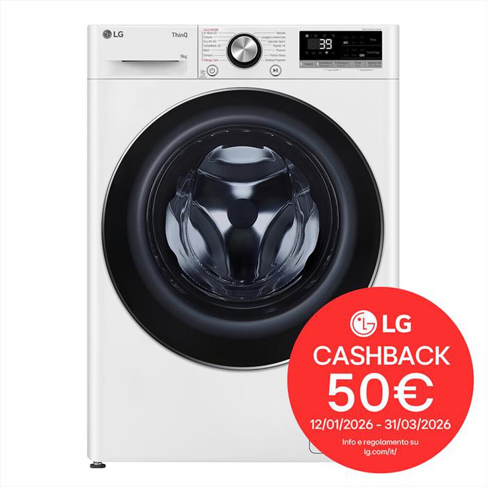 Immagine del prodotto LG - Lavatrice AI DD R7 F2R7S09TSWC 9kg Classe A-10%-Bianca