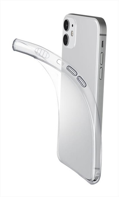 CELLULARLINE - FINECIPH12T Custodia in gomma per iPhone 12-Trasparente