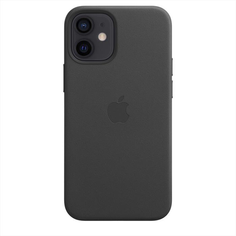 "APPLE - iPhone 12 mini Leather Case with MagSafe-Nero"