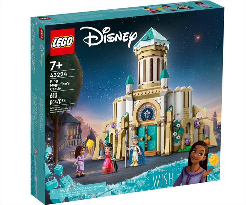 "LEGO - DISNEY Il castello di Re Magnifico - 43224-Multicolore"