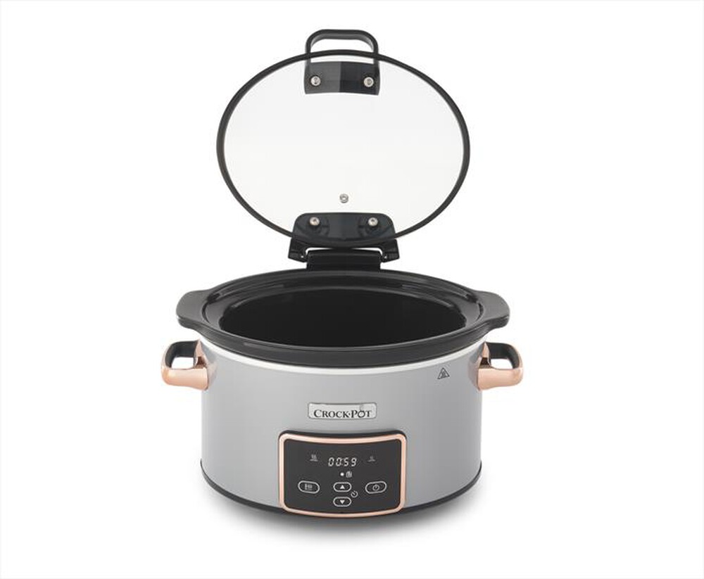 "Crock Pot - SLOW COOKER 3,5 LT DIGITALE-Silver"
