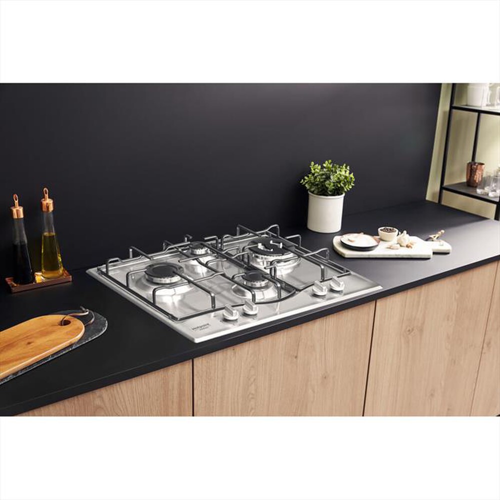 Immagine del prodotto HOTPOINT ARISTON - Piano cottura a gas PCN 642 T/IX/HAR 59cm-Inox