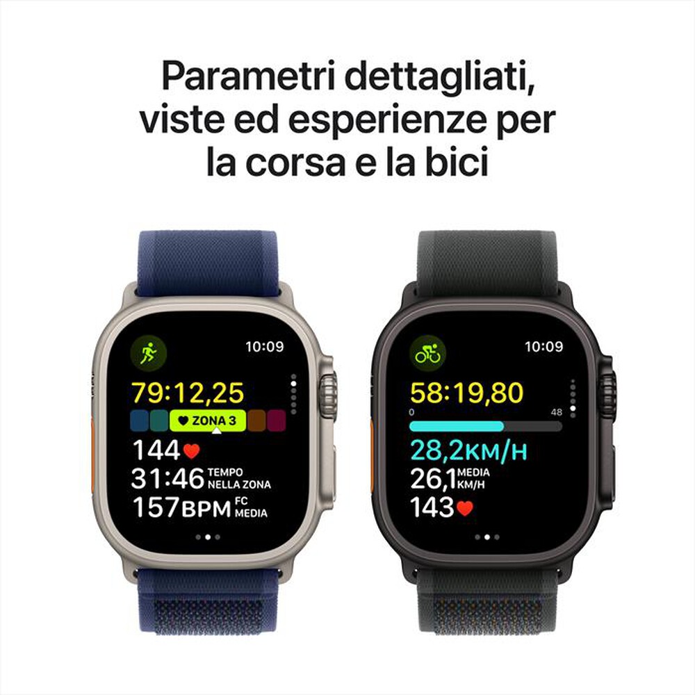 "APPLE - Watch Ultra 2 GPS + Cellular 49mm Titanio-Naturale - Loop Milanese - M"