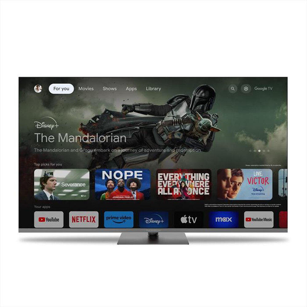 "THOMSON - Smart TV Q-LED UHD 4K 50\" 50QG5C14-Nero"