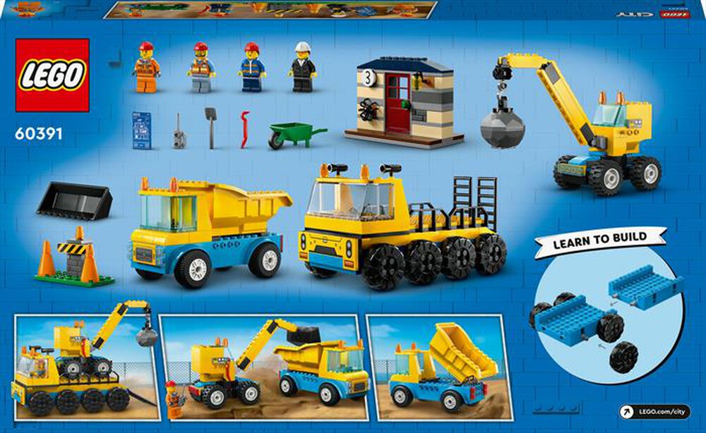 Immagine del prodotto LEGO - CITY GREAT VEHICLES Camion da cantiere e gru 60391