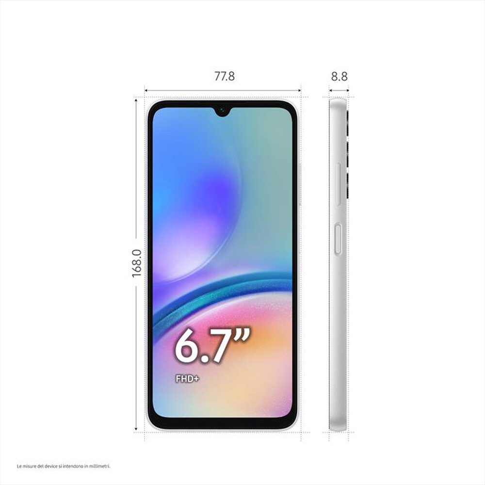 "SAMSUNG - GALAXY A05S 128 GB-Silver"