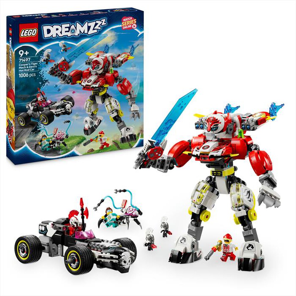 Immagine del prodotto LEGO - DREAMZzz Mech tigre Cooper e Bolide di Zero 71497