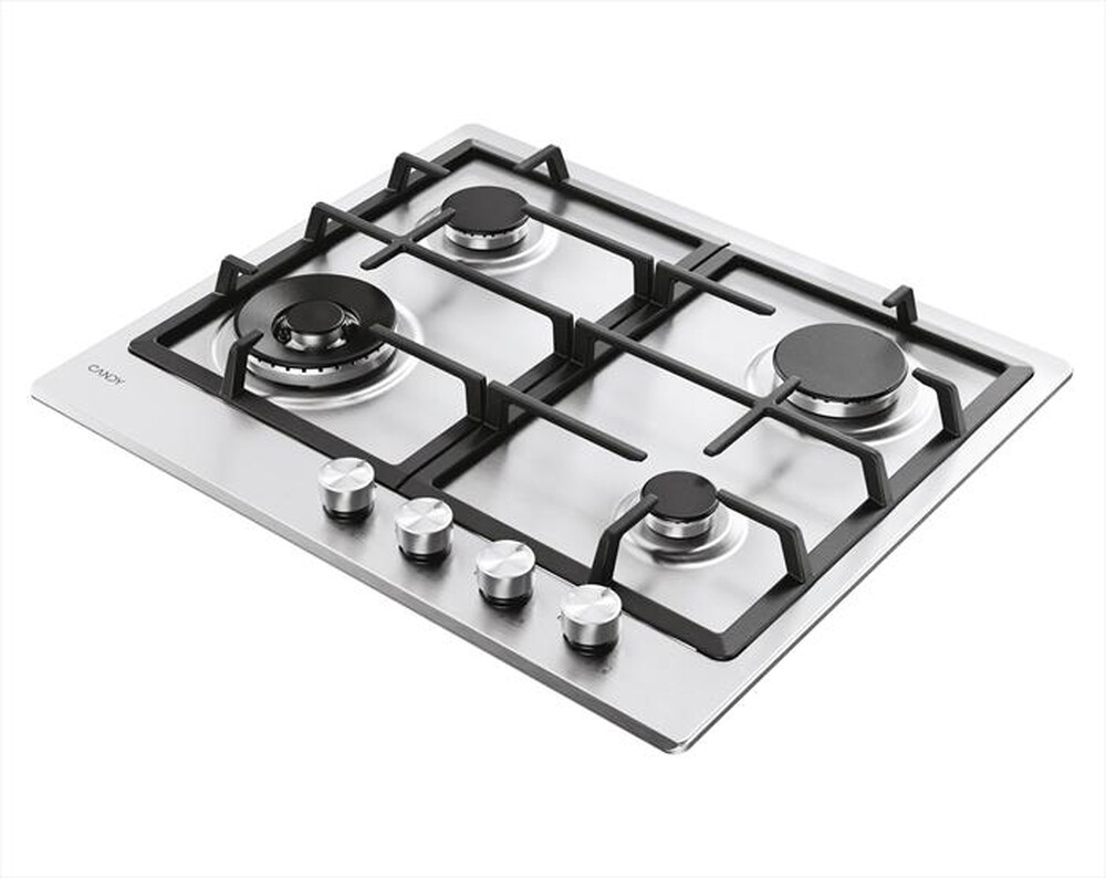 Immagine del prodotto CANDY - Piano cottura gas CHG6BF4WTX 59,5 cm-Acciaio inox