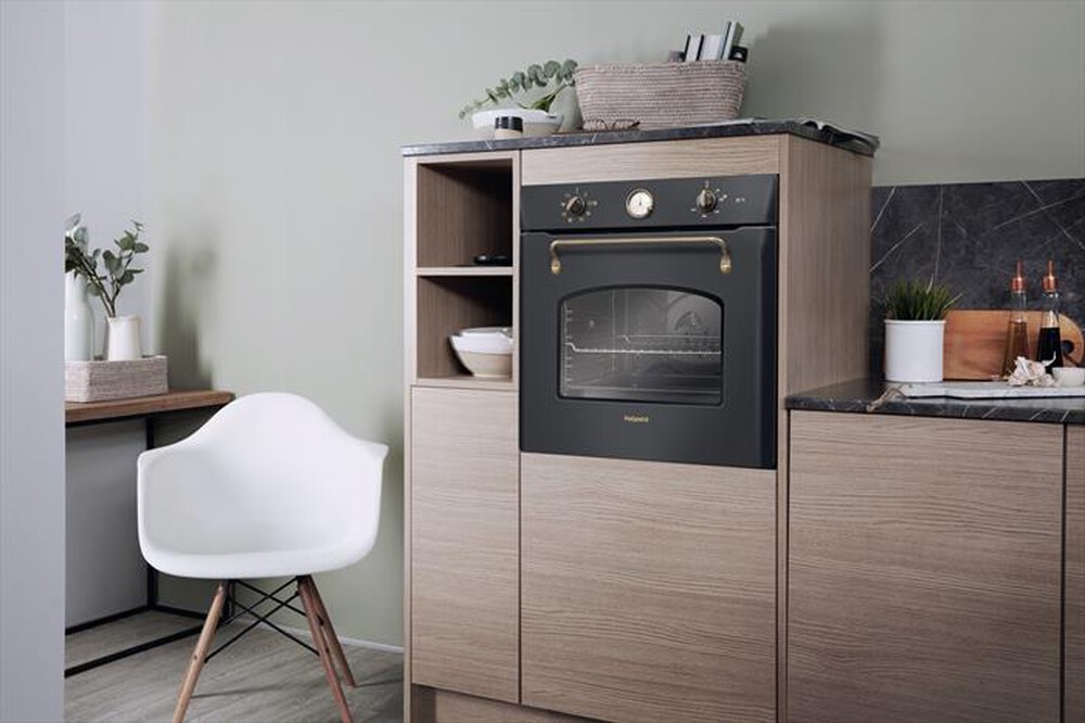 "HOTPOINT ARISTON - Forno incasso elettrico FIT 804 H AN HA Classe A-Antracite"