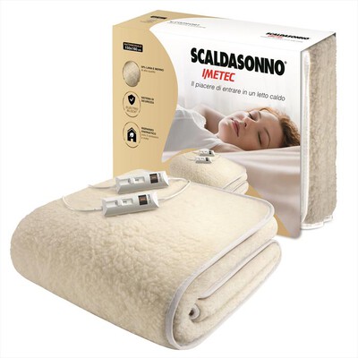 IMETEC - COMFORT 2T 50% LANA E MERINO 150X160-bianco