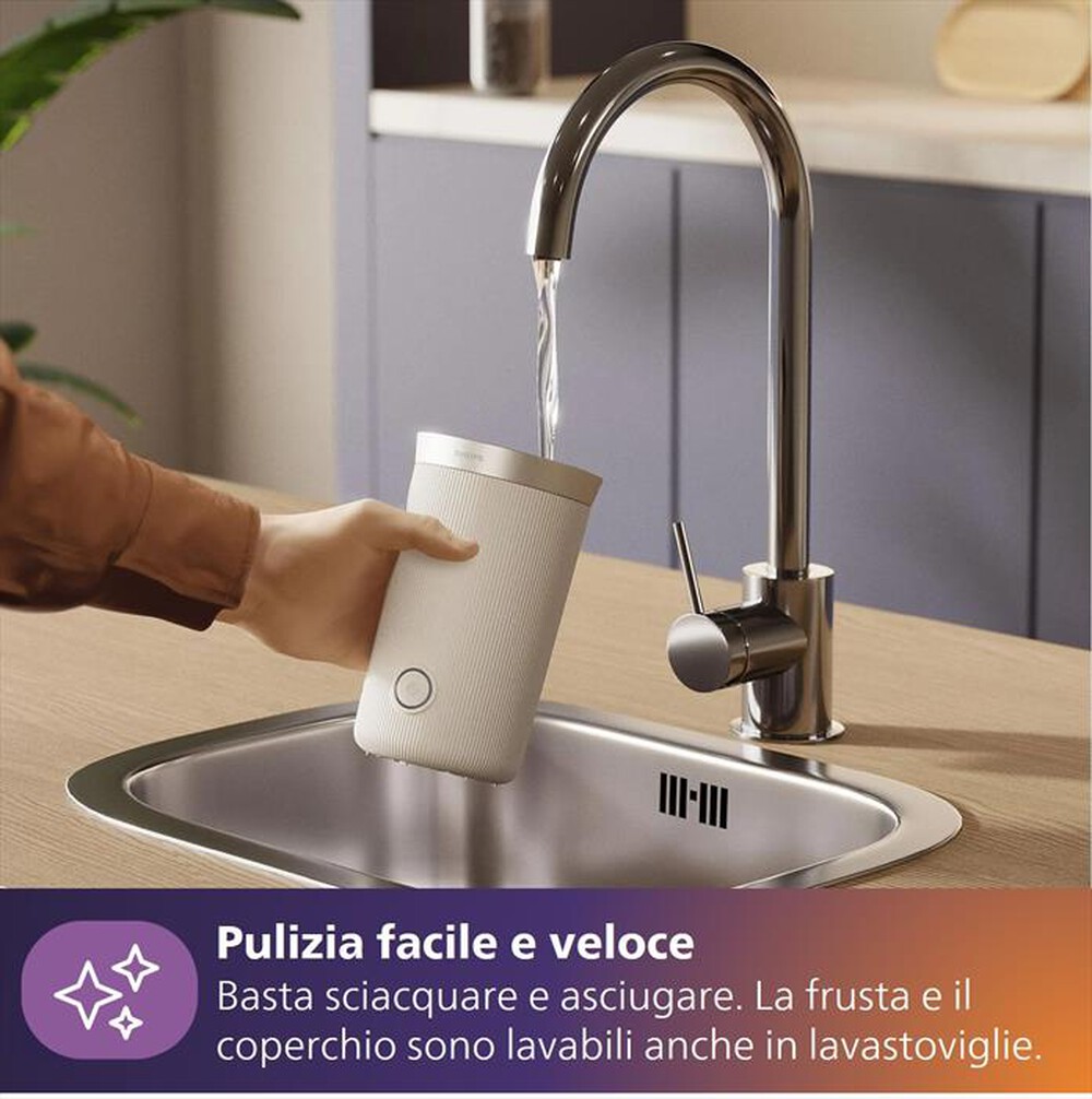 Immagine del prodotto PHILIPS - BARISTINA MONTALATTE BAR311/00-Bianco