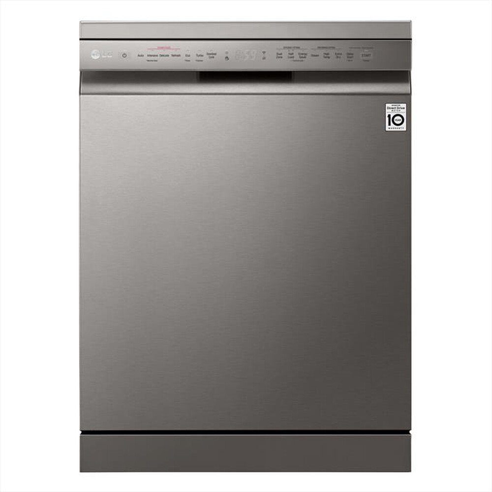 "LG - Lavastoviglie DF325FPS Classe E 14 coperti-PLATINUM SILVER"