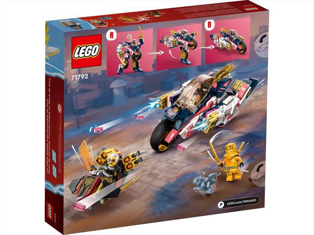 "LEGO - NINJAGO Moto-mech Transformer di Sora - 71792"
