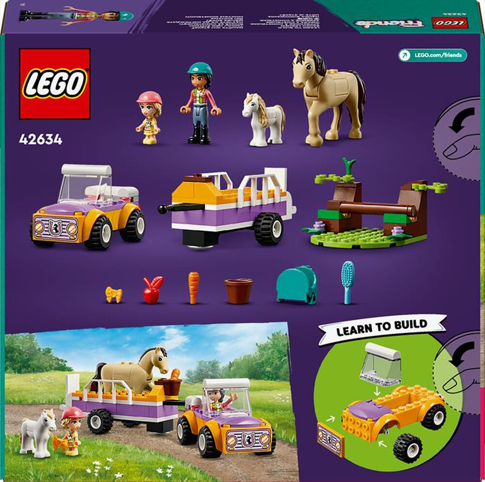 Immagine del prodotto LEGO - FRIENDS Rimorchio con cavallo e pony 42634