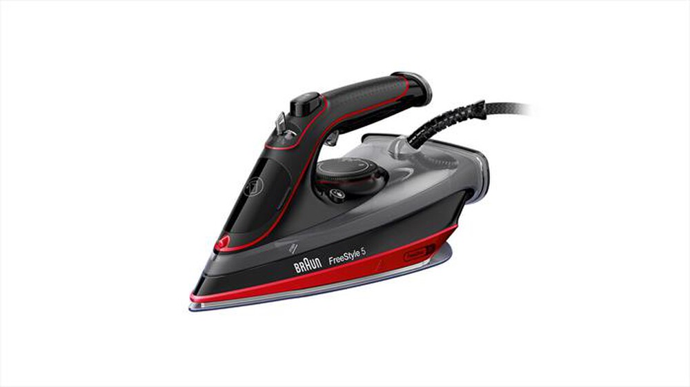 "BRAUN - Ferro da stiro a vapore SI5057RD-Rosso nero"