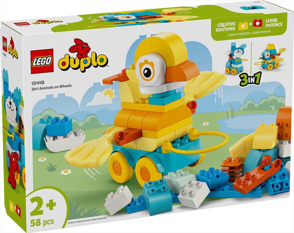"LEGO - ANIMALI SU RUOTE 3 IN 1-,"