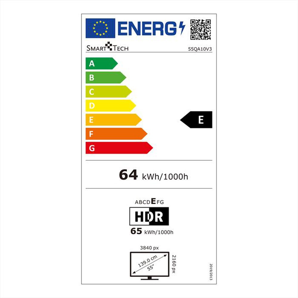 "SMART TECH - Smart TV Q-LED UHD 4K 55\" 55QA10V3"
