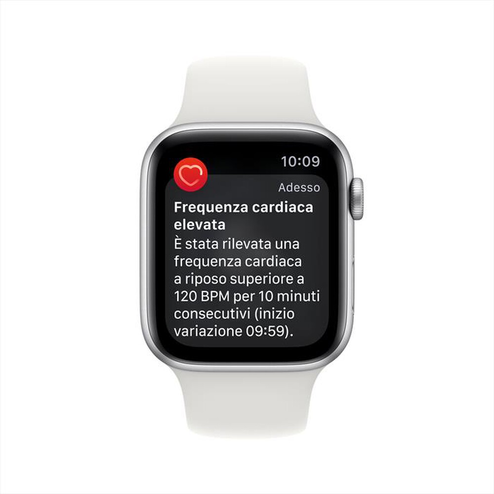 "APPLE - Watch SE GPS + Cellular 44mm Regular-Argento - Bianco"