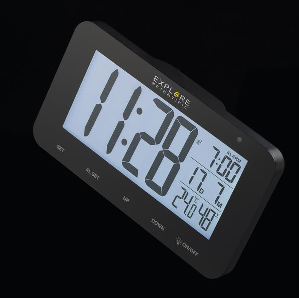 "EXPLORE SCIENTIFIC - RDC1004 OROLOGIO RADIOCONTROLLATO-Black"