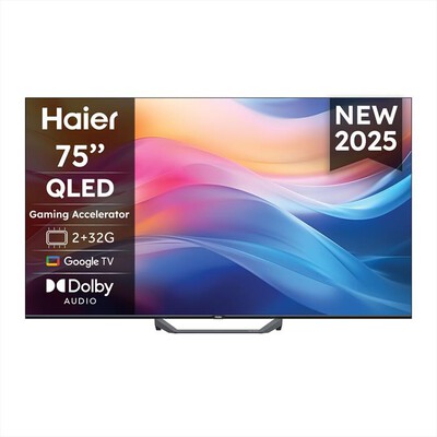 HAIER - Smart TV QLED 4K 75" H75S80FUX-Nero