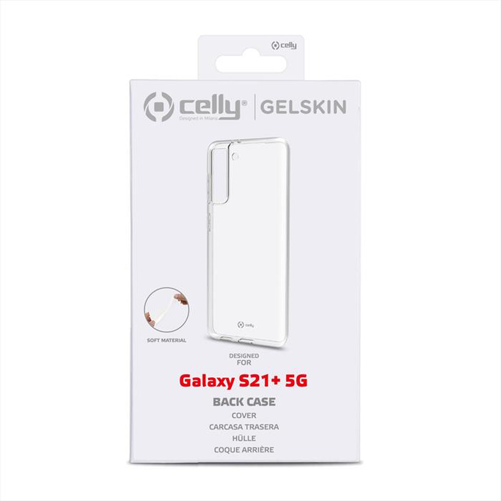 "CELLY - GELSKIN995 - COVER PER GALAXY S21+ 5G-Trasparente"