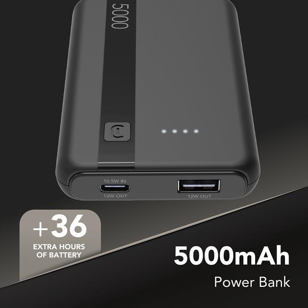 Immagine del prodotto CELLULARLINE - Powerbank PBENTRY5000K-Nero