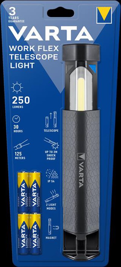 VARTA - TORCIA WORK FLEX LED TELESCOPE LIGHT