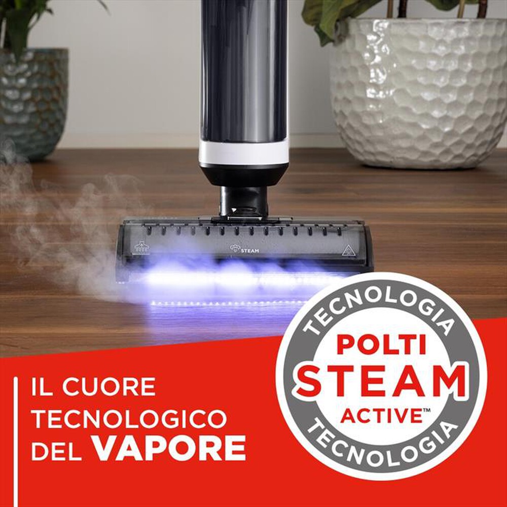 Immagine del prodotto POLTI - Lavapavimenti ROLLYSTEAM WD30C-bianco/nero