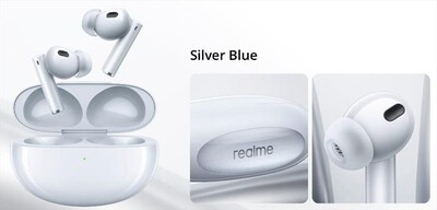 REALME - BUDS AIR 6 PRO WIRELESS EAR BUDS-Silver Blue