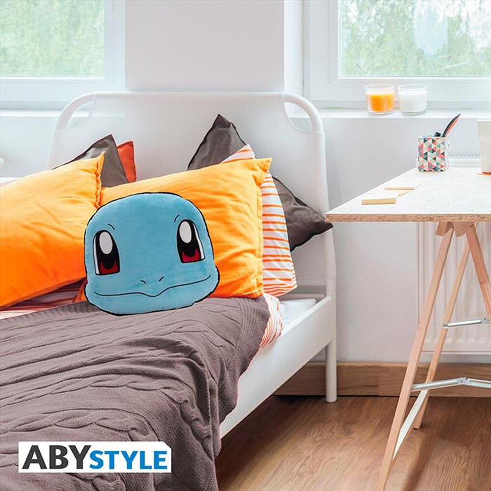 "ABYSSE - POKEMON - CUSCINO - SQUIRTLE-azzurro"