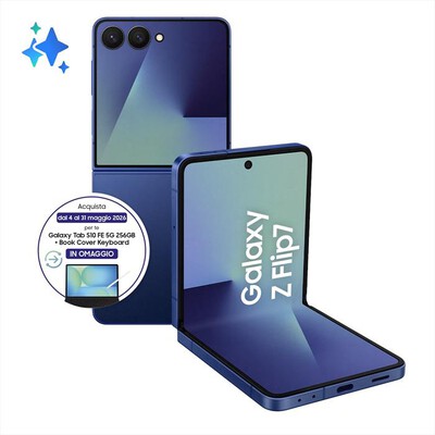 SAMSUNG - Galaxy Z Flip7 12+512GB-Blue Shadow