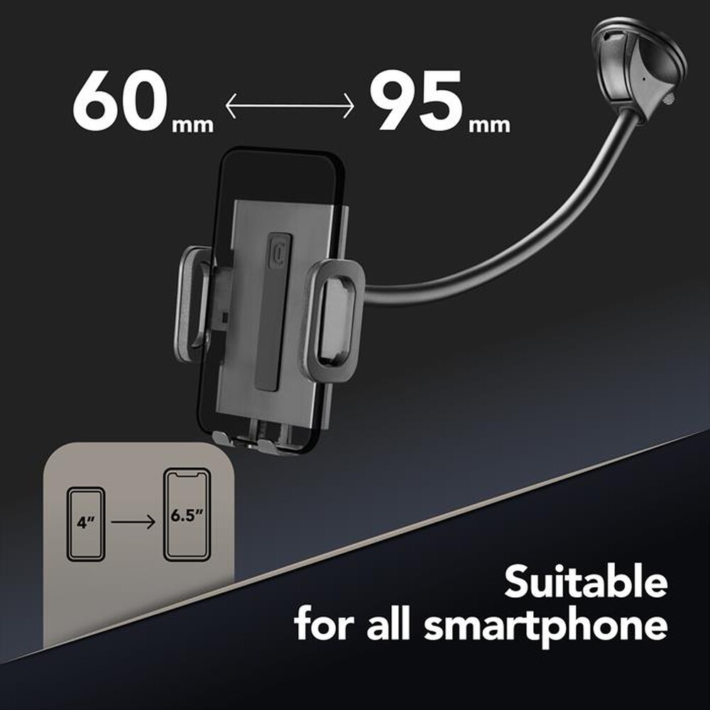 Immagine del prodotto CELLULARLINE - PILOTFLEXIK Ventosa-Nero