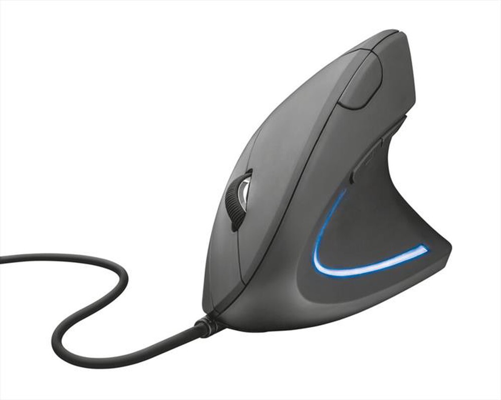 "TRUST - VERTO WIRED ERGO MOUSE-Black"