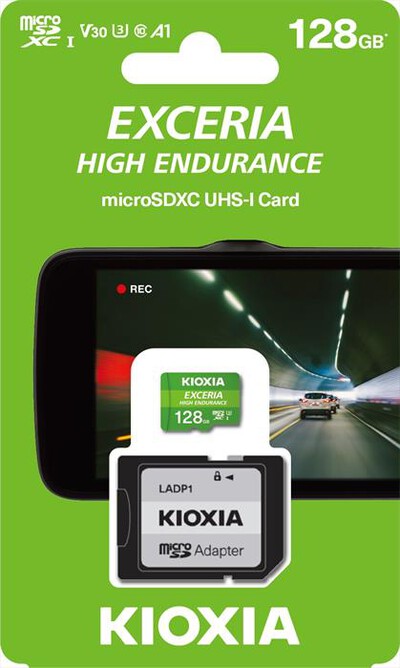 KIOXIA - MICROSD EXCERIA HIGH ENDURANCE MHE1 UHS-1 128GB-Verde