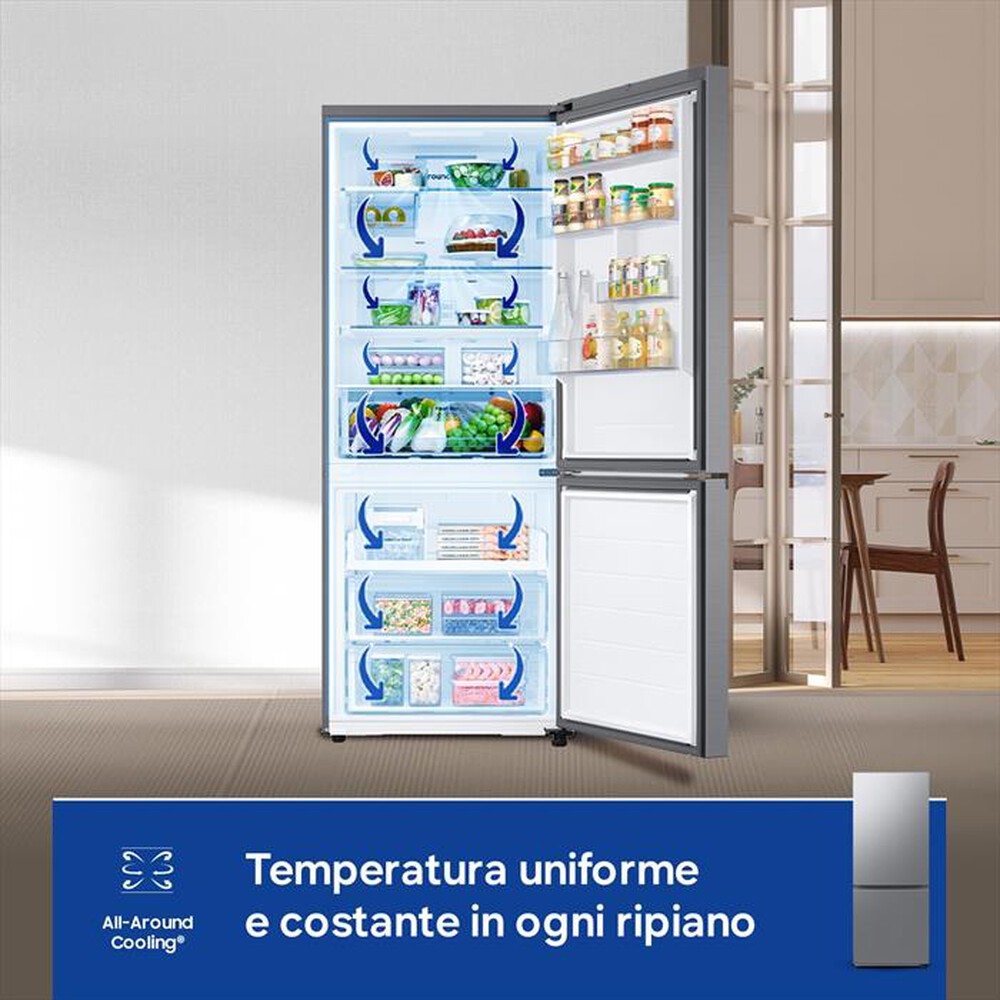 Immagine del prodotto SAMSUNG - Frigorifero combinato RB50DG602ES9EF Classe E-METAL INOX