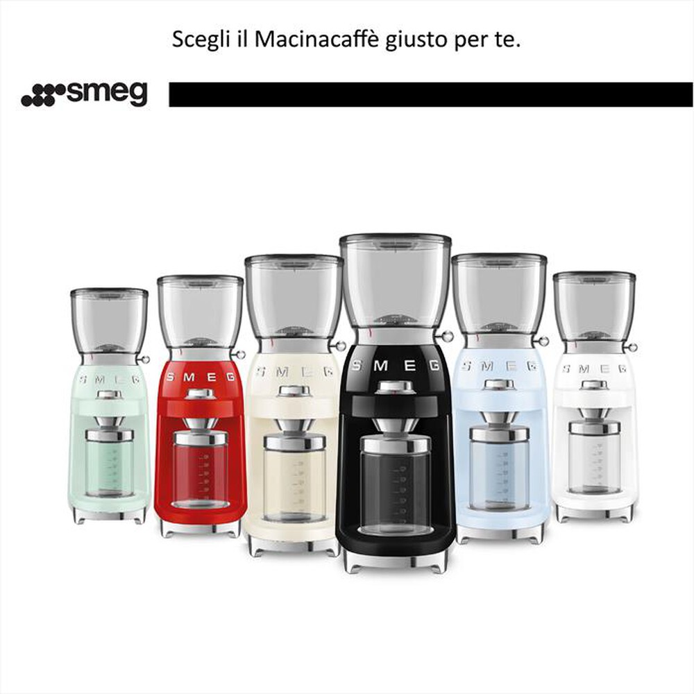 "SMEG - Macinacaffè 50's Style – CGF01RDEU-Rosso"