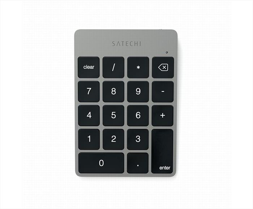 Immagine del prodotto SATECHI - TASTIERINO NUMERICO WIRELESS IN ALLUMINIO-grigio