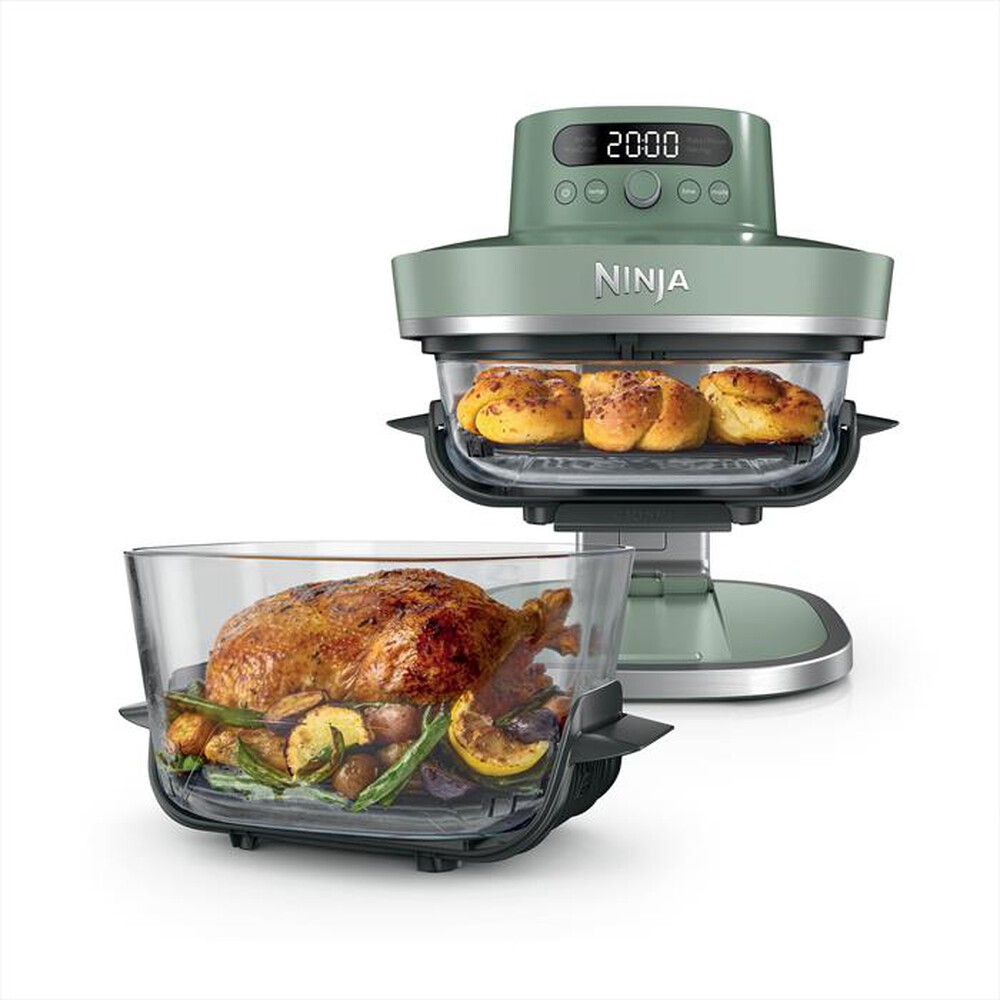 Immagine del prodotto NINJA - Friggitrice ad aria in vetro XL CRISPI PRO 5 IN 1-Verde Muschio